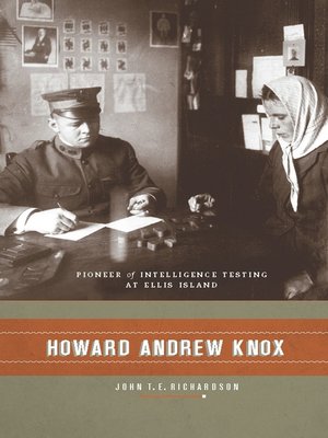 cover image of Howard Andrew Knox